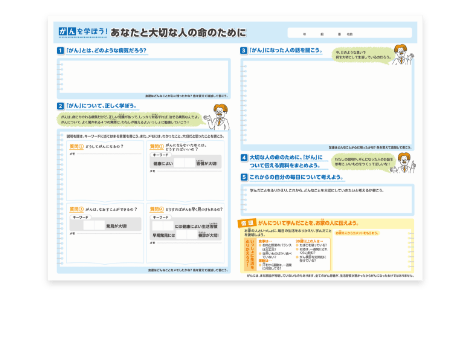 児童用ワークシートの画像です。